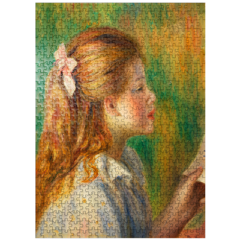 puzzleplate Reading (La Lecture) 1892 by Pierre-Auguste Renoir 500 Jigsaw Puzzle