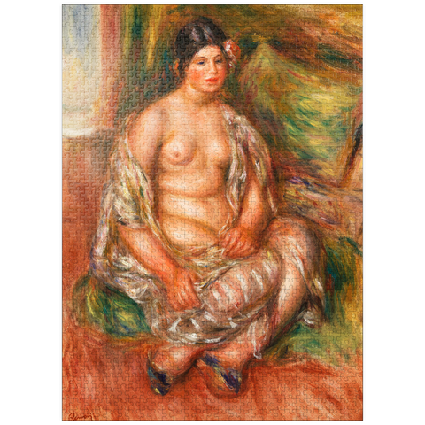 puzzleplate Seated Odalisque (Odalisque assise) (1918) by Pierre-Auguste Renoir 1000 Jigsaw Puzzle