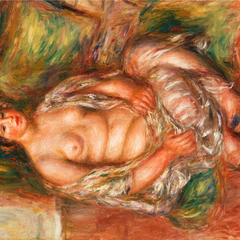 Seated Odalisque (Odalisque assise) (1918) by Pierre-Auguste Renoir 1000 Jigsaw Puzzle 3D Modell