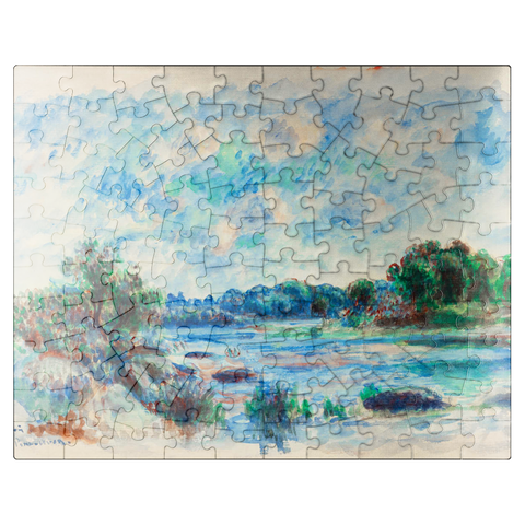puzzleplate Landscape at Pont-Aven 1892 by Pierre-Auguste Renoir 100 Jigsaw Puzzle