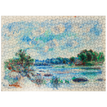 puzzleplate Landscape at Pont-Aven 1892 by Pierre-Auguste Renoir 500 Jigsaw Puzzle