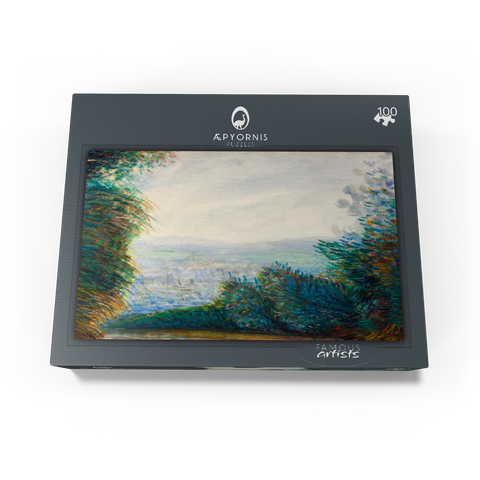 The Auvers Valley on the Oise River after 1884 by Pierre-Auguste Renoir 100 Jigsaw Puzzle box view1