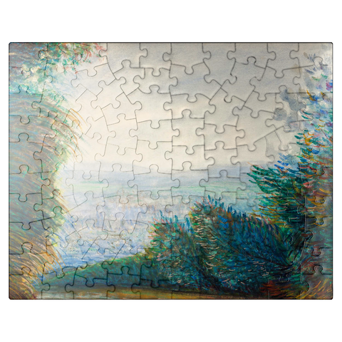 puzzleplate The Auvers Valley on the Oise River after 1884 by Pierre-Auguste Renoir 100 Jigsaw Puzzle