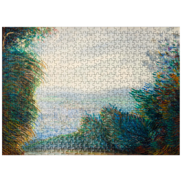 puzzleplate The Auvers Valley on the Oise River after 1884 by Pierre-Auguste Renoir 500 Jigsaw Puzzle