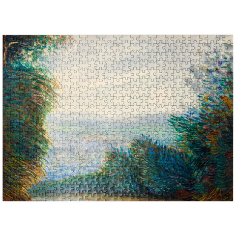 puzzleplate The Auvers Valley on the Oise River after 1884 by Pierre-Auguste Renoir 500 Jigsaw Puzzle