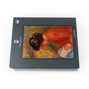 Young Woman Reading (Jeune femme lisant buste) 1909 by Pierre-Auguste Renoir 500 Jigsaw Puzzle box view1