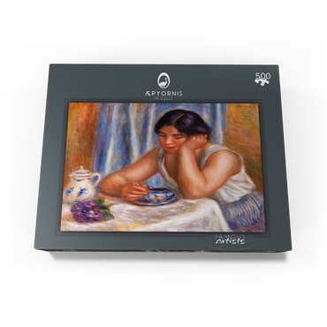Cup of Chocolate (Femme prenant du chocolat) 1912 by Pierre-Auguste Renoir 500 Jigsaw Puzzle box view1