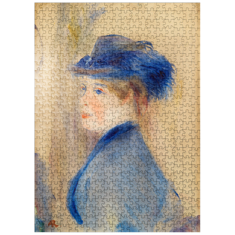 puzzleplate Bust of a Woman (Buste de femme) 1875 by Pierre-Auguste Renoir 500 Jigsaw Puzzle