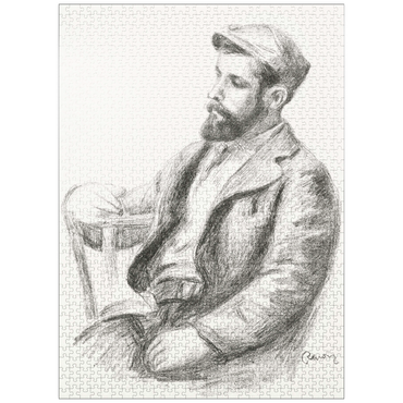 puzzleplate Portrait of Louis Valtat (1904) by Pierre-Auguste Renoir 1000 Jigsaw Puzzle