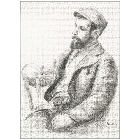 puzzleplate Portrait of Louis Valtat (1904) by Pierre-Auguste Renoir 1000 Jigsaw Puzzle