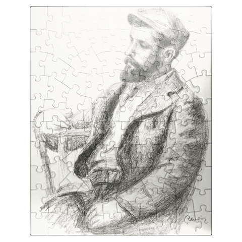 puzzleplate Portrait of Louis Valtat 1904 by Pierre-Auguste Renoir 100 Jigsaw Puzzle