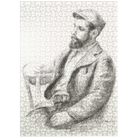 puzzleplate Portrait of Louis Valtat 1904 by Pierre-Auguste Renoir 500 Jigsaw Puzzle