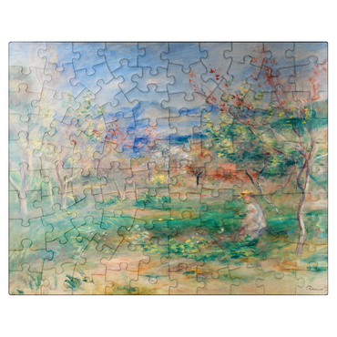puzzleplate Landscape (Paysage) 1900-1905 by Pierre-Auguste Renoir 100 Jigsaw Puzzle