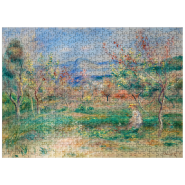 puzzleplate Landscape (Paysage) 1900-1905 by Pierre-Auguste Renoir 500 Jigsaw Puzzle