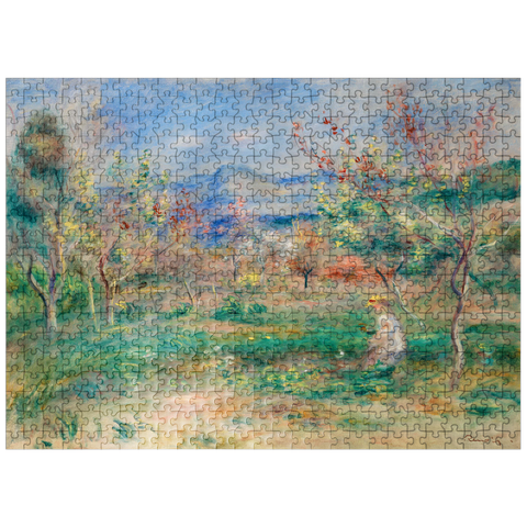 puzzleplate Landscape (Paysage) 1900-1905 by Pierre-Auguste Renoir 500 Jigsaw Puzzle