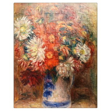 puzzleplate Bouquet 1919 by Pierre-Auguste Renoir 100 Jigsaw Puzzle