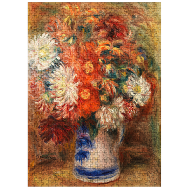 puzzleplate Bouquet 1919 by Pierre-Auguste Renoir 500 Jigsaw Puzzle