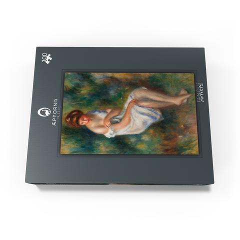 The Bather 1900 by Pierre-Auguste Renoir 100 Jigsaw Puzzle box view1