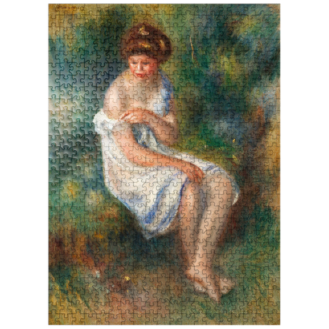 puzzleplate The Bather 1900 by Pierre-Auguste Renoir 500 Jigsaw Puzzle