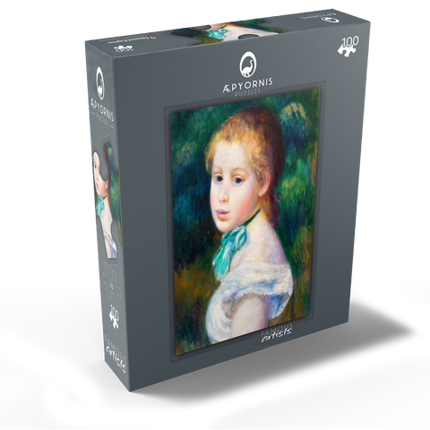 Head of Young Girl (Tête de jeune fille) 1885 by Pierre-Auguste Renoir 100 Jigsaw Puzzle box view1