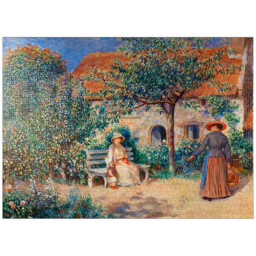 puzzleplate In Brittany (En Bretagne) (1886) by Pierre-Auguste Renoir 1000 Jigsaw Puzzle