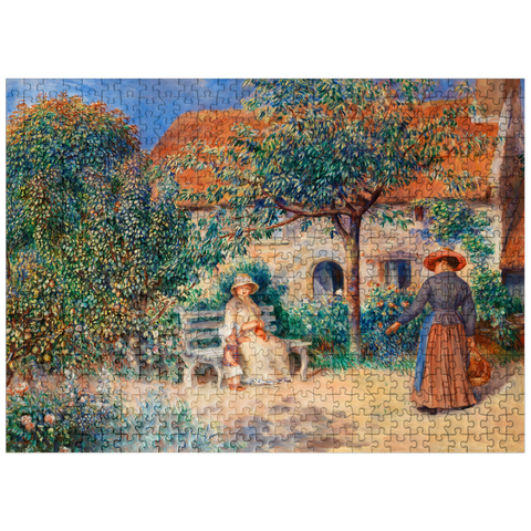 puzzleplate In Brittany (En Bretagne) 1886 by Pierre-Auguste Renoir 500 Jigsaw Puzzle