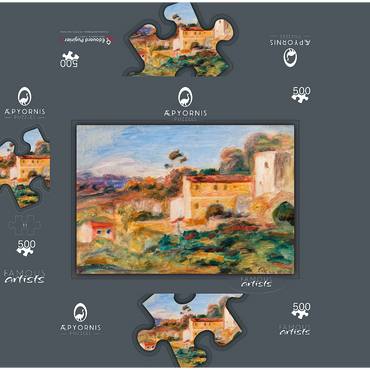 Landscape (Paysage) 1911 by Pierre-Auguste Renoir 500 Jigsaw Puzzle box 3D Modell