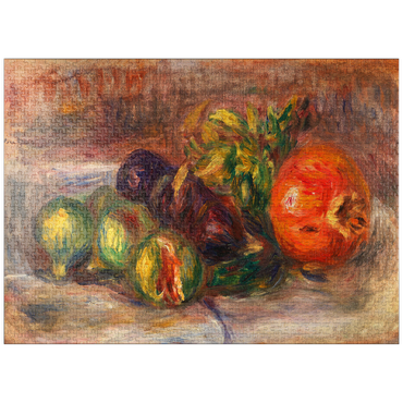 puzzleplate Pomegranate and Figs (Grenade et figues) (1917) by Pierre-Auguste Renoir 1000 Jigsaw Puzzle