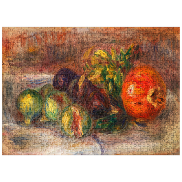 puzzleplate Pomegranate and Figs (Grenade et figues) 1917 by Pierre-Auguste Renoir 500 Jigsaw Puzzle