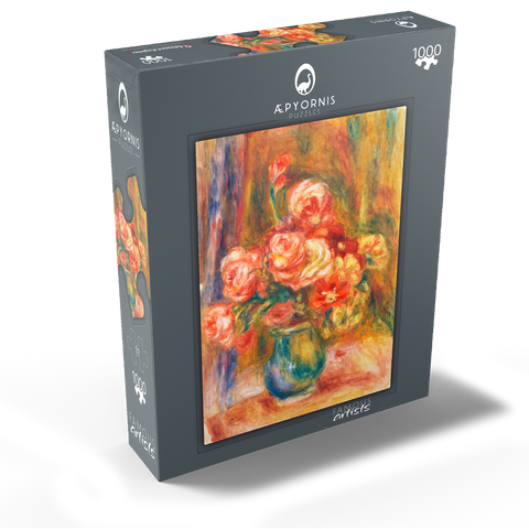 Vase of Roses (c. 1890-1900) by Pierre-Auguste Renoir 1000 Jigsaw Puzzle box view1