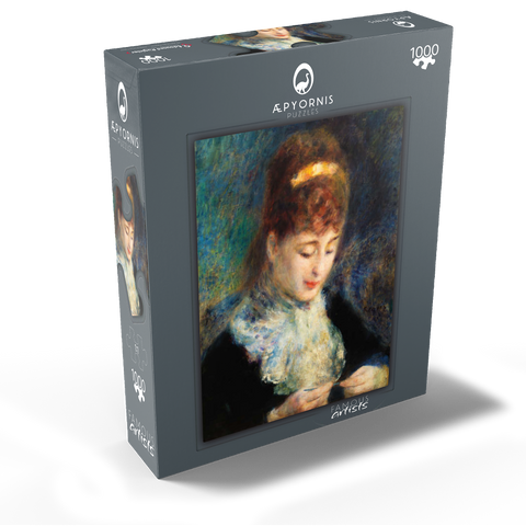 Woman Crocheting (Femme faisant du crochet) (1877) by Pierre-Auguste Renoir 1000 Jigsaw Puzzle box view1