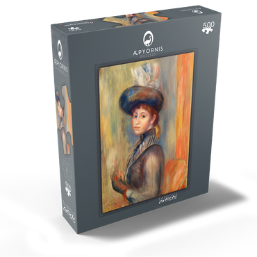 Girl in Gray-Blue 1889 by Pierre-Auguste Renoir 500 Jigsaw Puzzle box view1