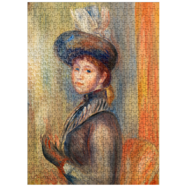 puzzleplate Girl in Gray-Blue 1889 by Pierre-Auguste Renoir 500 Jigsaw Puzzle