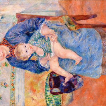 Young Mother (Jeune mère) (1881) by Pierre-Auguste Renoir 1000 Jigsaw Puzzle 3D Modell