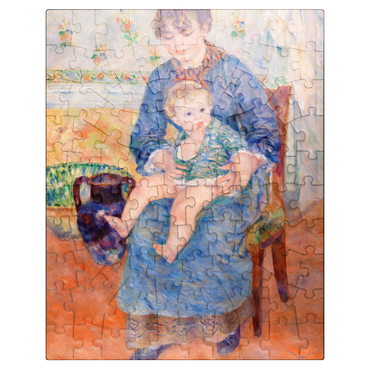 puzzleplate Young Mother (Jeune mère) 1881 by Pierre-Auguste Renoir 100 Jigsaw Puzzle