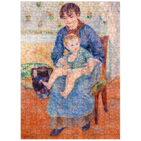 puzzleplate Young Mother (Jeune mère) 1881 by Pierre-Auguste Renoir 500 Jigsaw Puzzle