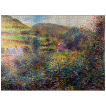 puzzleplate Environs of Berneval (1879) by Pierre-Auguste Renoir 1000 Jigsaw Puzzle