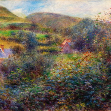 Environs of Berneval (1879) by Pierre-Auguste Renoir 1000 Jigsaw Puzzle 3D Modell