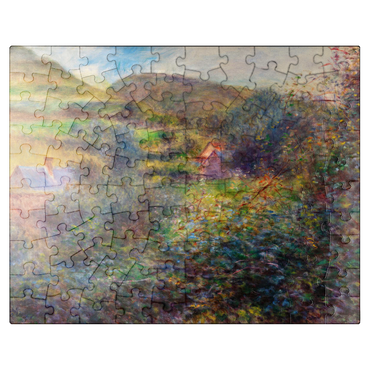 puzzleplate Environs of Berneval 1879 by Pierre-Auguste Renoir 100 Jigsaw Puzzle