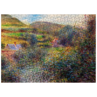 puzzleplate Environs of Berneval 1879 by Pierre-Auguste Renoir 500 Jigsaw Puzzle