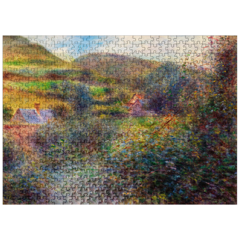 puzzleplate Environs of Berneval 1879 by Pierre-Auguste Renoir 500 Jigsaw Puzzle