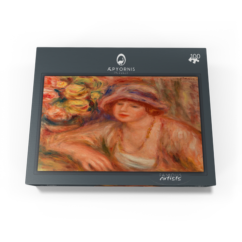 Woman Leaning (Femme accoudée) 1918 by Pierre-Auguste Renoir 100 Jigsaw Puzzle box view1