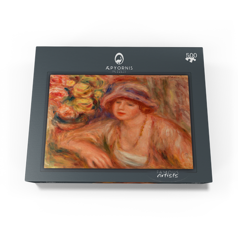 Woman Leaning (Femme accoudée) 1918 by Pierre-Auguste Renoir 500 Jigsaw Puzzle box view1