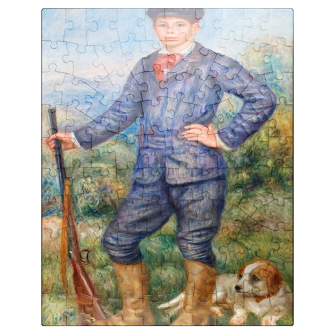 puzzleplate Jean as a Huntsman 1910 by Pierre-Auguste Renoir 100 Jigsaw Puzzle