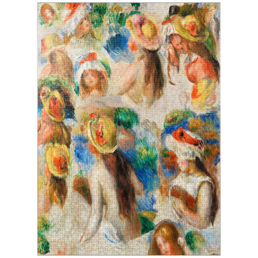 puzzleplate Study of Heads (Étude de têtes) (1890) by Pierre-Auguste Renoir 1000 Jigsaw Puzzle