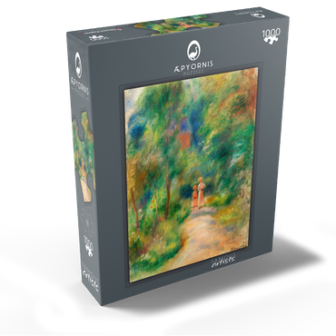 Two Figures on a Path (Deux figures dans un sentier) (1906) by Pierre-Auguste Renoir 1000 Jigsaw Puzzle box view1