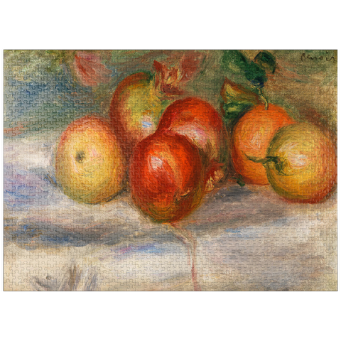 puzzleplate Apples, Oranges, and Lemons (Pommes, oranges et citrons) (1911) by Pierre-Auguste Renoir 1000 Jigsaw Puzzle