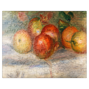 puzzleplate Apples Oranges and Lemons (Pommes oranges et citrons) 1911 by Pierre-Auguste Renoir 100 Jigsaw Puzzle