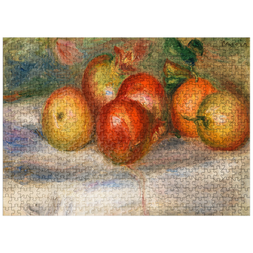 puzzleplate Apples Oranges and Lemons (Pommes oranges et citrons) 1911 by Pierre-Auguste Renoir 500 Jigsaw Puzzle
