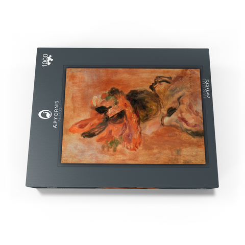 Woman's Head with Red Hat (1890) by Pierre-Auguste Renoir 1000 Jigsaw Puzzle box view1